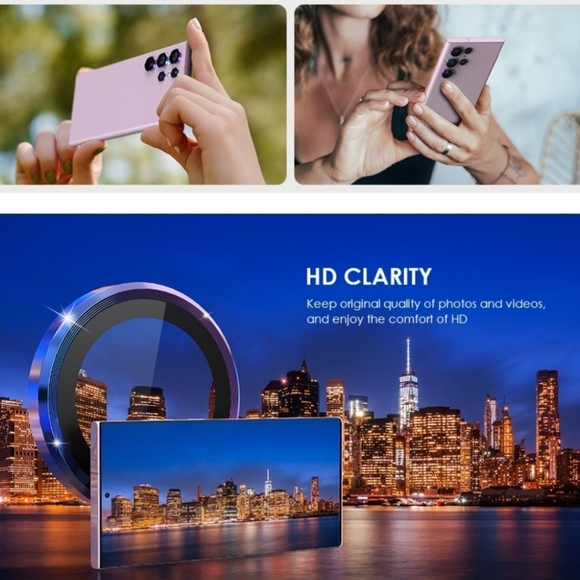 Camera lens protector for Galaxy S23 Galaxy S23+ Galaxy S23 Ultra lens protector - Picture 6 of 6